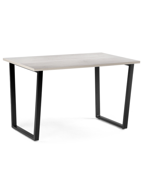 Стол Лота Лофт 140 25 мм юта / черный матовый