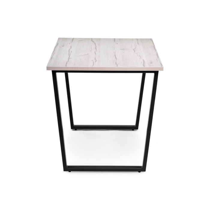 Стол Лота Лофт 140 25 мм юта / черный матовый