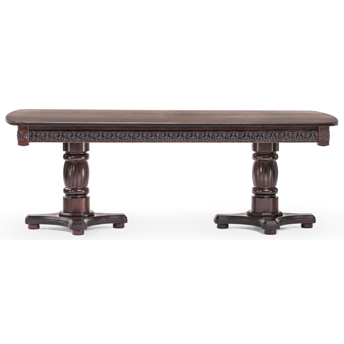 Деревянный стол Морнит 220(320)х110 орех темный / орех