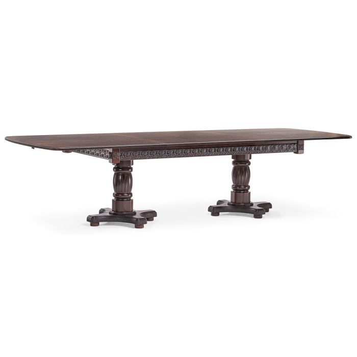 Деревянный стол Морнит 220(320)х110 орех темный / орех