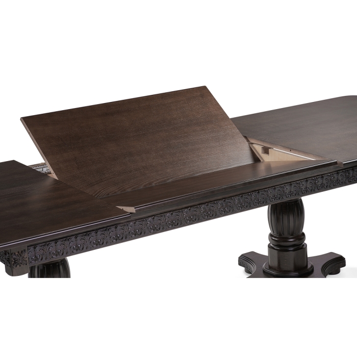 Деревянный стол Морнит 220(320)х110 орех темный / орех