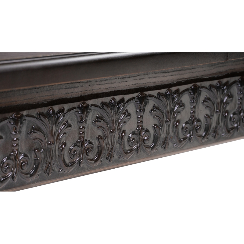 Деревянный стол Морнит 220(320)х110 орех темный / орех