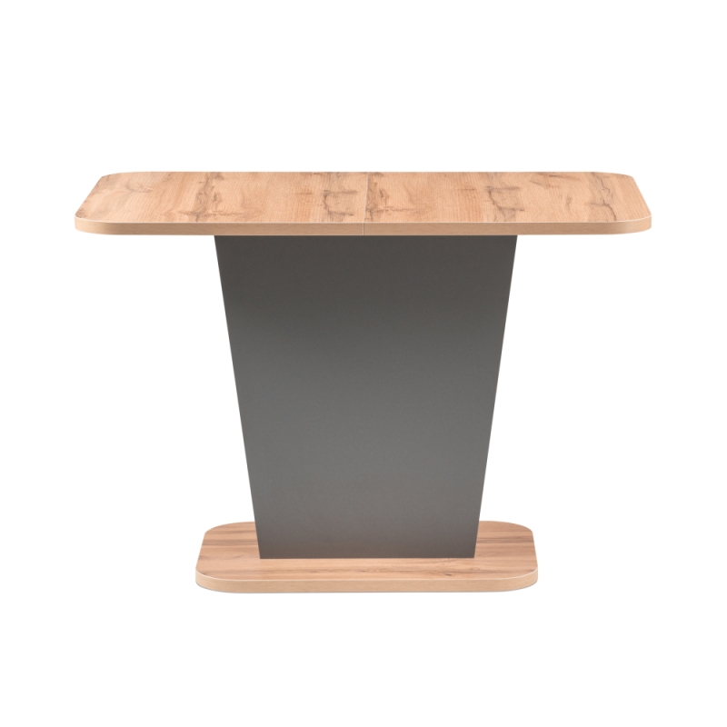 Стол на тумбе Лурвин 110(145)х68х75 дуб вотан / графит
