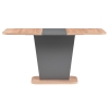 Стол на тумбе Лурвин 110(145)х68х75 дуб вотан / графит