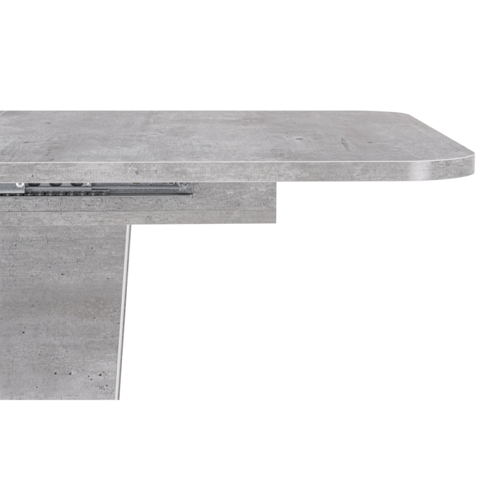 Стол на тумбе Токио-28 120(152)х75х76 метрополитан грей / антрацит