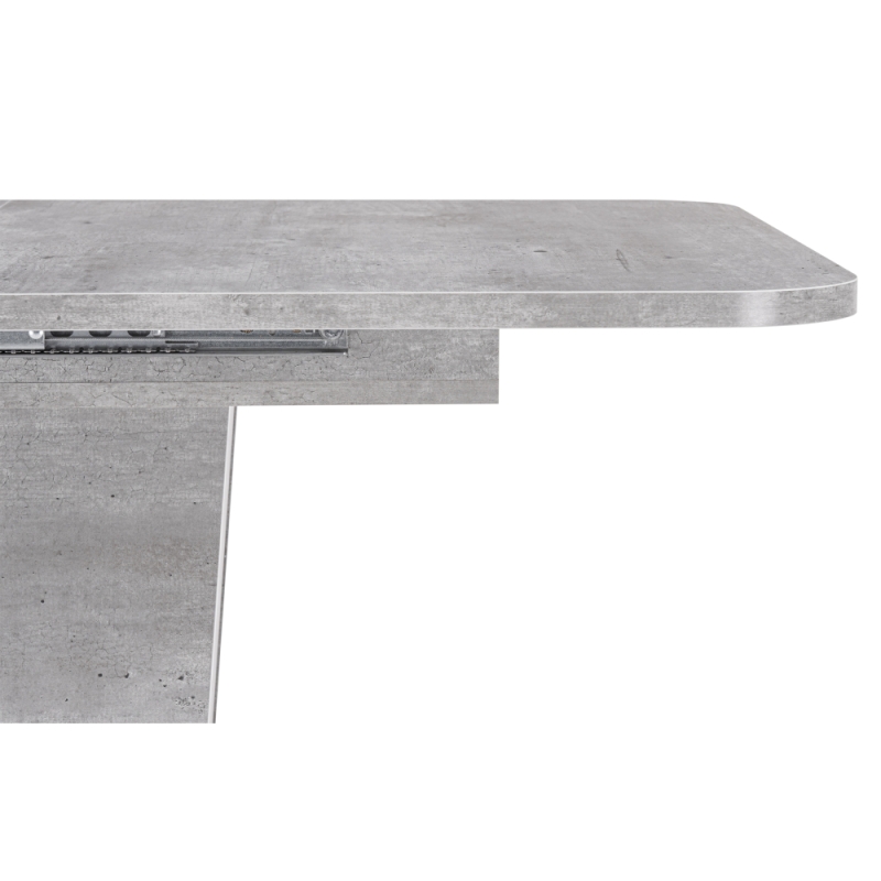 Стол на тумбе Токио-28 120(152)х75х76 метрополитан грей / антрацит