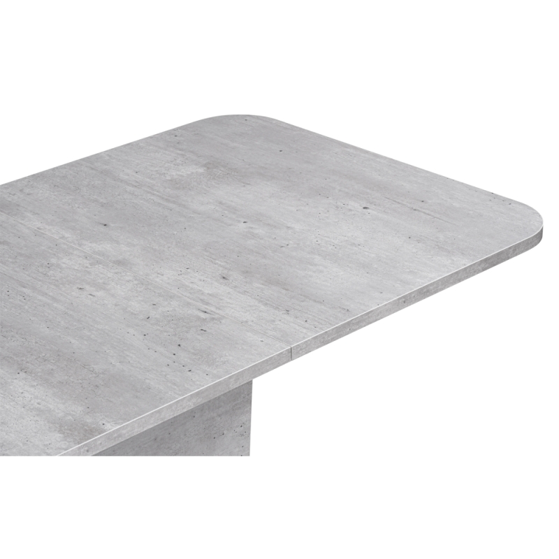 Стол на тумбе Токио-28 120(152)х75х76 метрополитан грей / антрацит