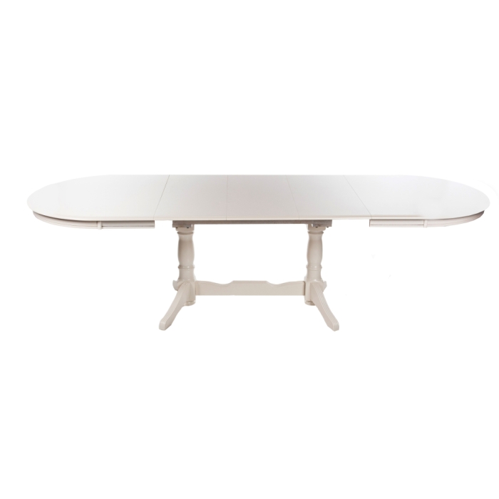 Стол раскладной Europa 160(276)х100х75 молочный