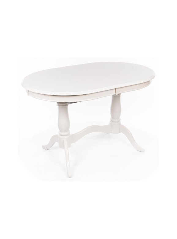 Стол раскладной EV Elva 120(159)х80х75 молочный