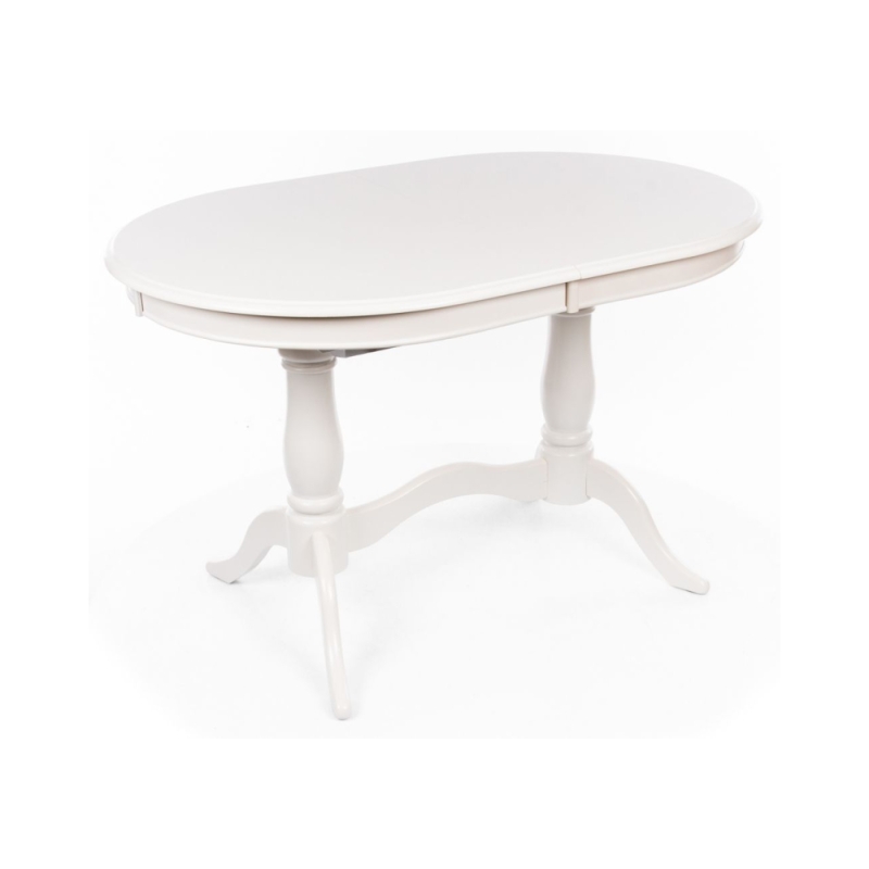 Стол раскладной EV Elva 120(159)х80х75 молочный