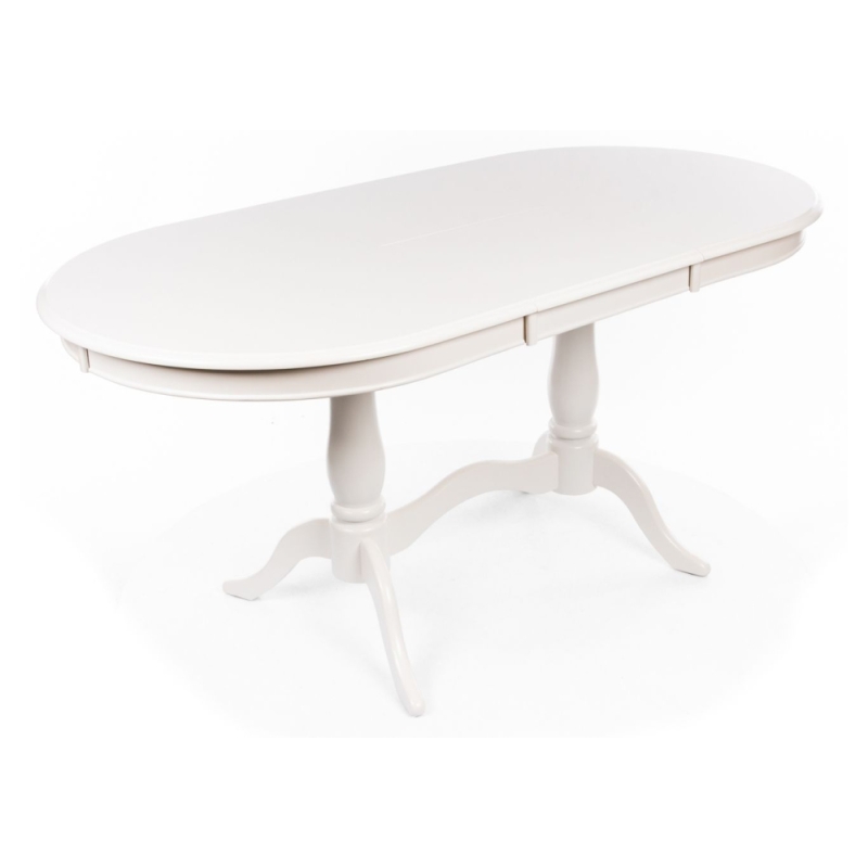 Стол раскладной EV Elva 120(159)х80х75 молочный