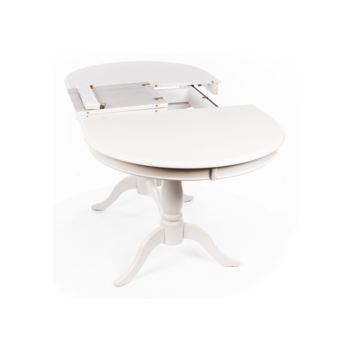 Стол раскладной EV Elva 120(159)х80х75 молочный