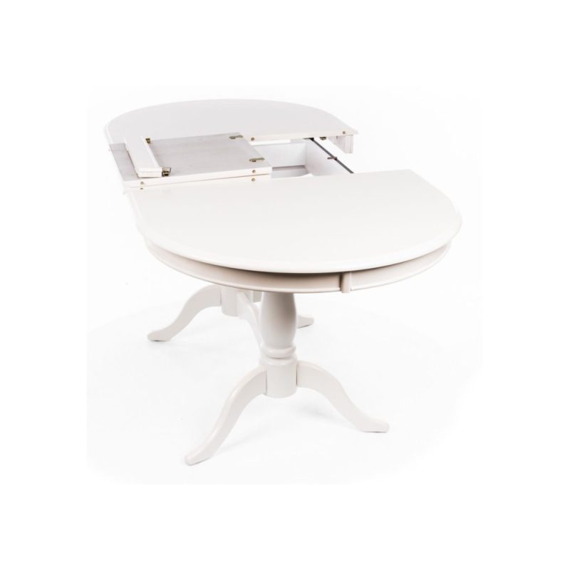 Стол раскладной EV Elva 120(159)х80х75 молочный