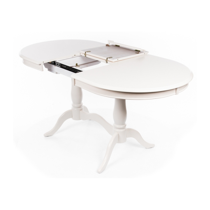 Стол раскладной EV Elva 120(159)х80х75 молочный