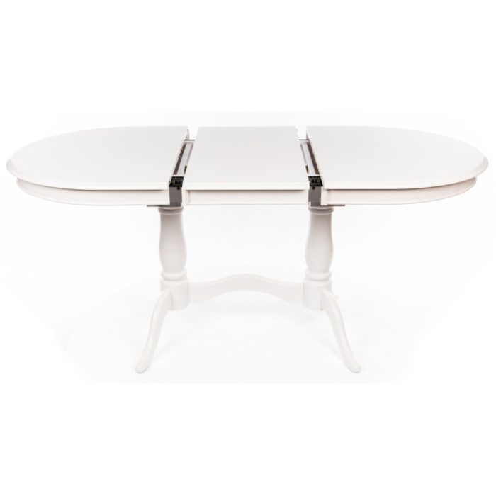 Стол раскладной EV Elva 120(159)х80х75 молочный