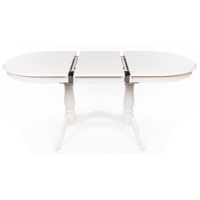 Стол раскладной EV Elva 120(159)х80х75 молочный