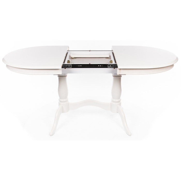 Стол раскладной EV Elva 120(159)х80х75 молочный