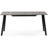 Стол раскладной Колон Лофт 120(160)х75х75 25 мм бетон / матовый черный
