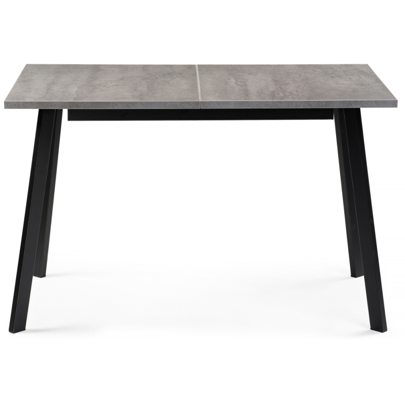 Стол раскладной Колон Лофт 120(160)х75х75 25 мм бетон / матовый черный