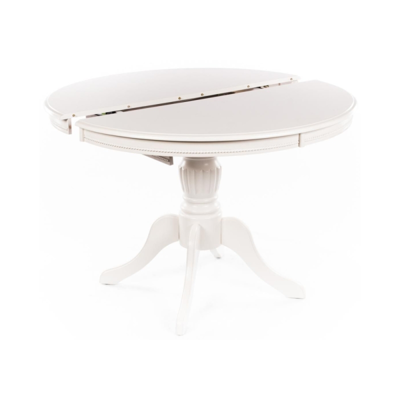 Стол раскладной Toskana 106(141)х106х75 молочно-белый