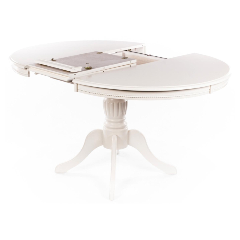 Стол раскладной Toskana 106(141)х106х75 молочно-белый