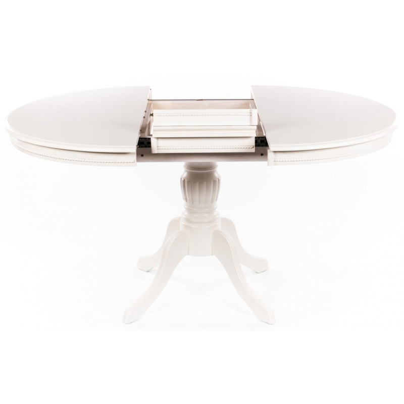 Стол раскладной Toskana 106(141)х106х75 молочно-белый