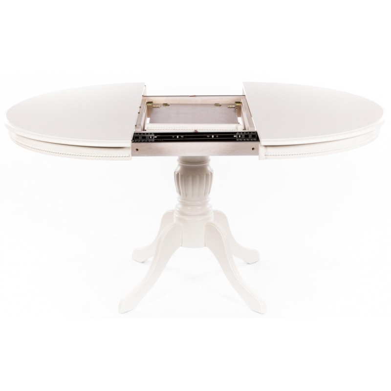 Стол раскладной Toskana 106(141)х106х75 молочно-белый