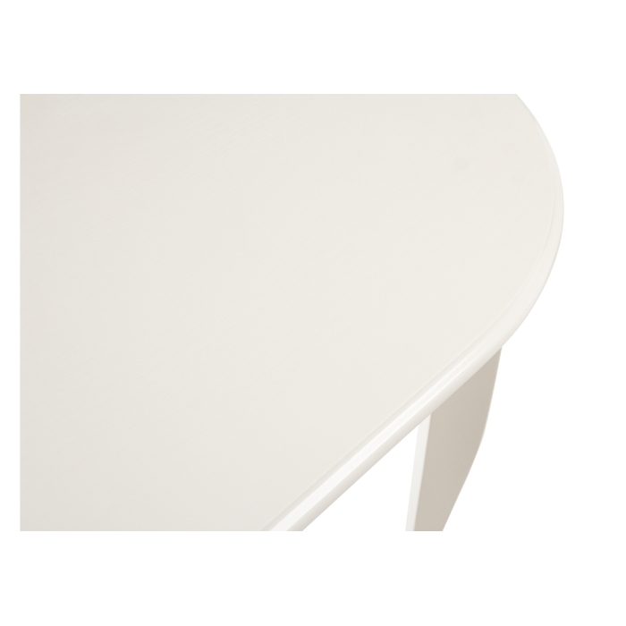 Стол Romeo 130(170)х85х75 без патины / молочный