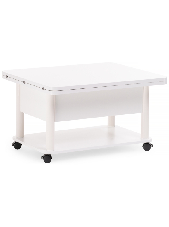 Стол-трансформер Виват 86(172)х72х50(74) белый