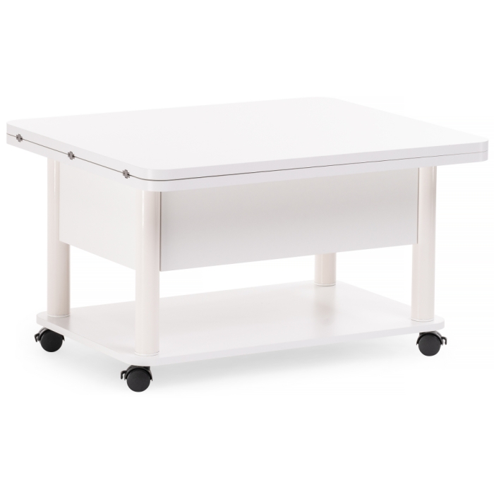 Стол-трансформер Виват 86(172)х72х50(74) белый