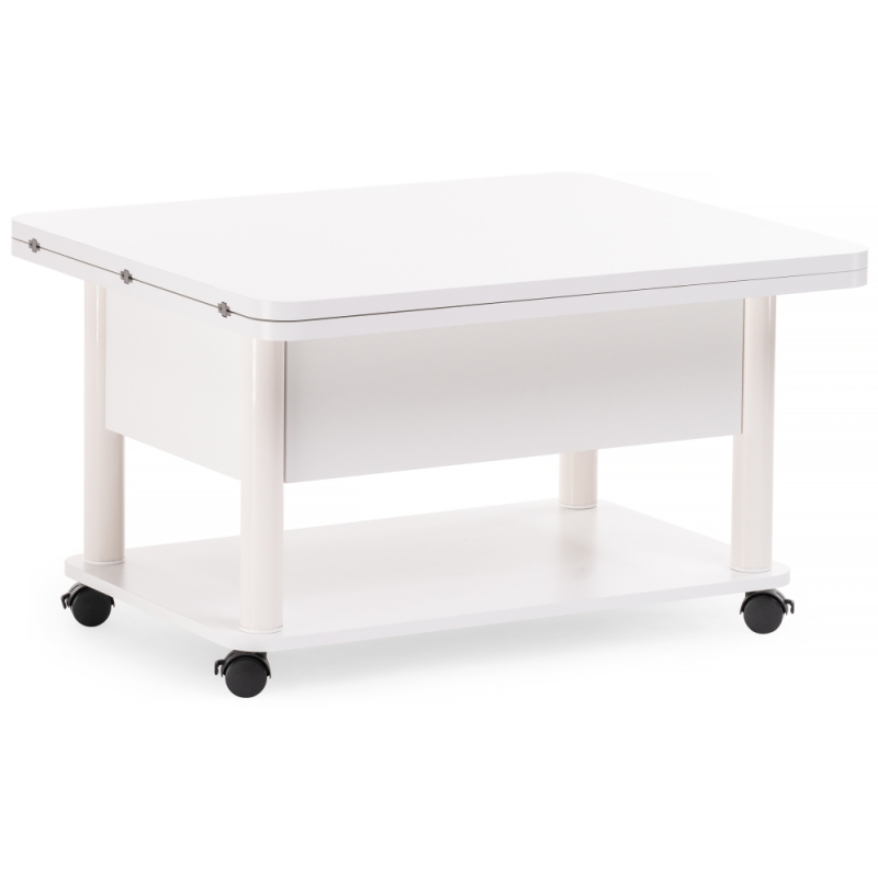Стол-трансформер Виват 86(172)х72х50(74) белый