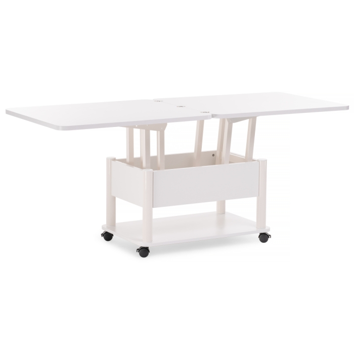 Стол-трансформер Виват 86(172)х72х50(74) белый