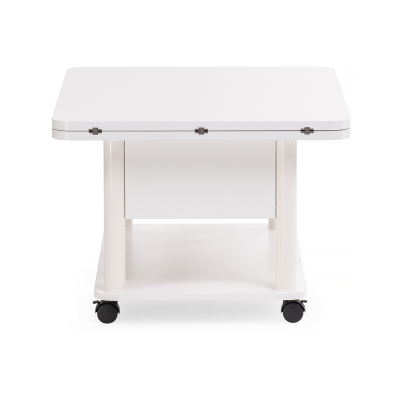 Стол-трансформер Виват 86(172)х72х50(74) белый