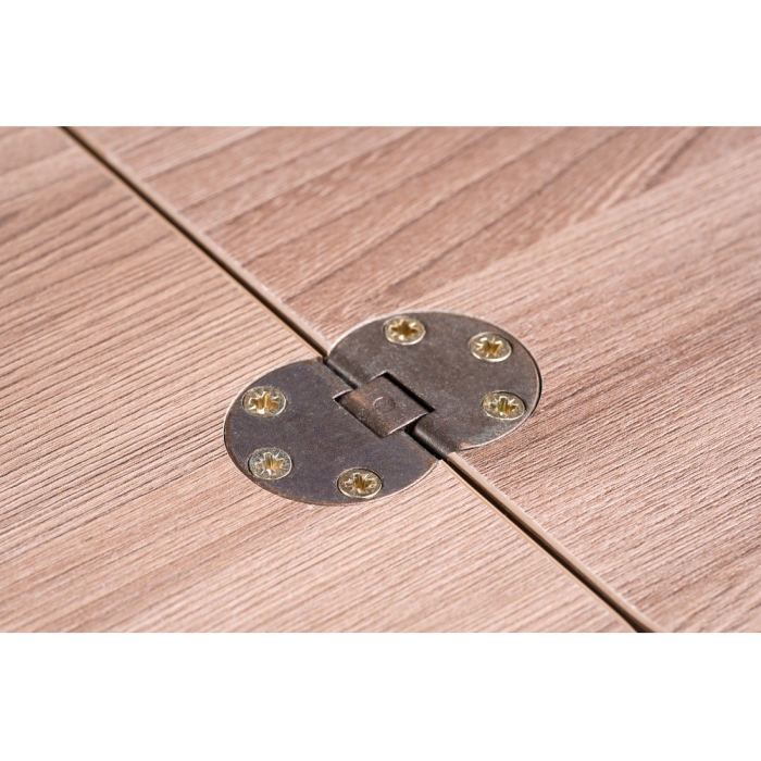 Стол-трансформер Виват 86(172)х72х50(74) темный шимо / хром