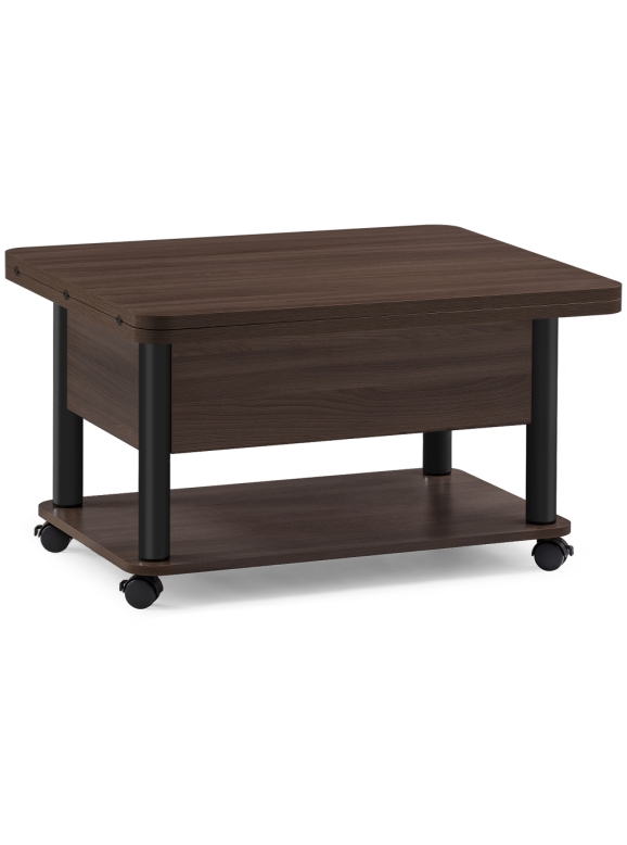 Стол-трансформер Виват темный венге / черный