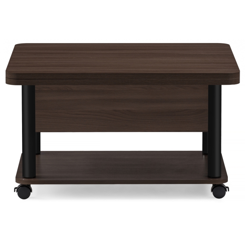 Стол-трансформер Виват темный венге / черный