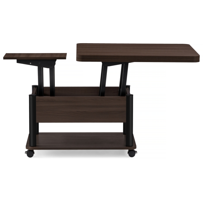 Стол-трансформер Виват темный венге / черный