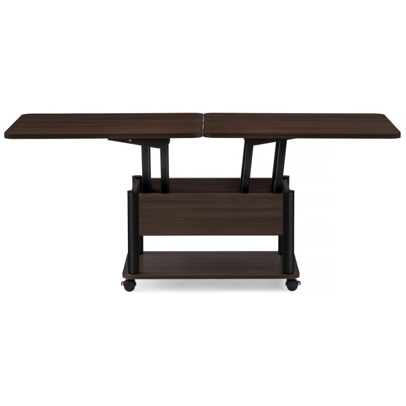 Стол-трансформер Виват темный венге / черный
