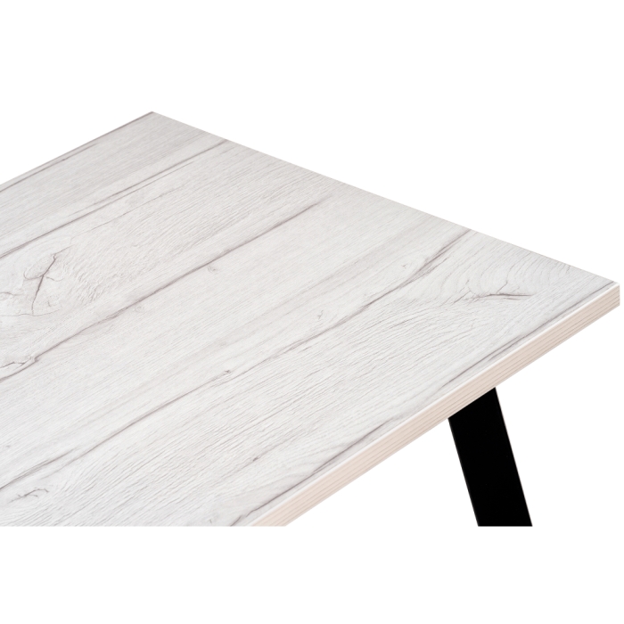 Стол Тринити Лофт 120х60х75 25 мм юта / матовый черный