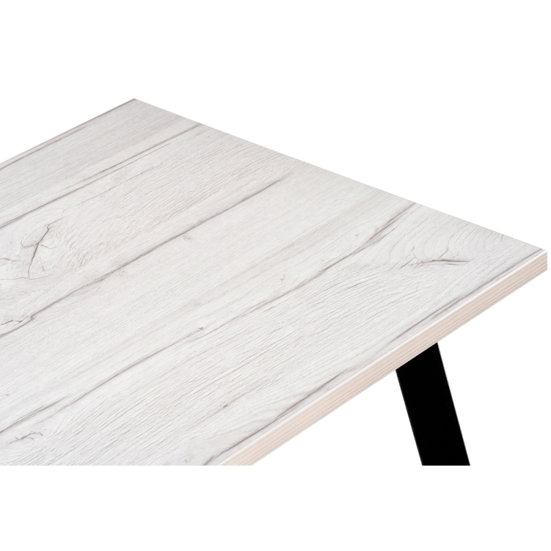 Стол Тринити Лофт 120х60х75 25 мм юта / матовый черный