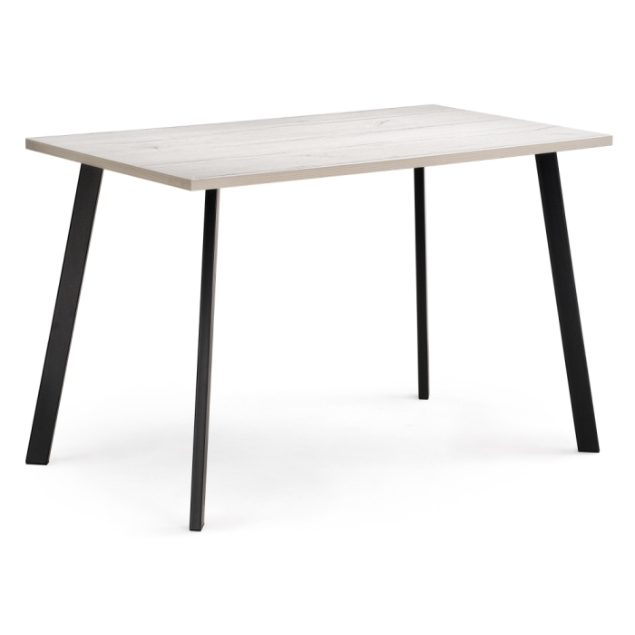 Стол Тринити Лофт 140x80x75 25 мм юта / черный матовый