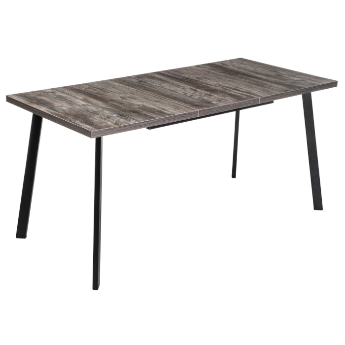 Стол Цефей 120(160)х75х77 дуб рошелье / графит