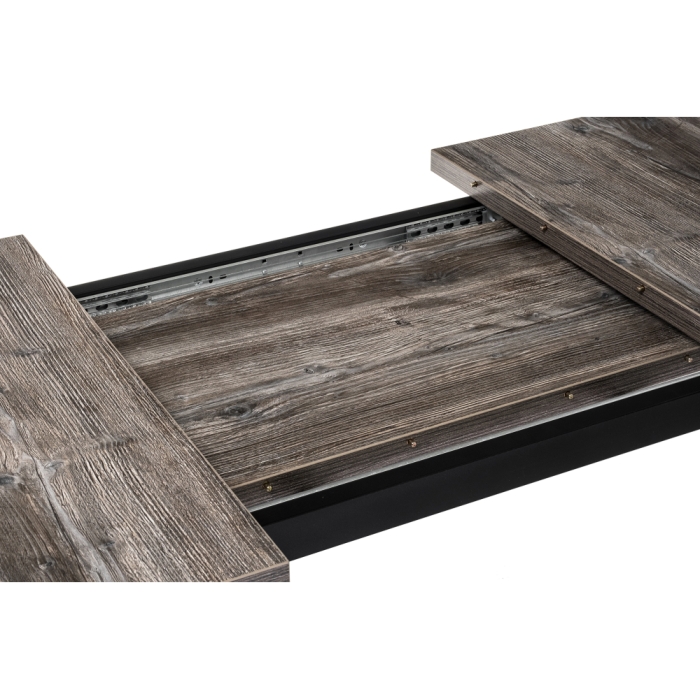 Стол Цефей 120(160)х75х77 дуб рошелье / графит