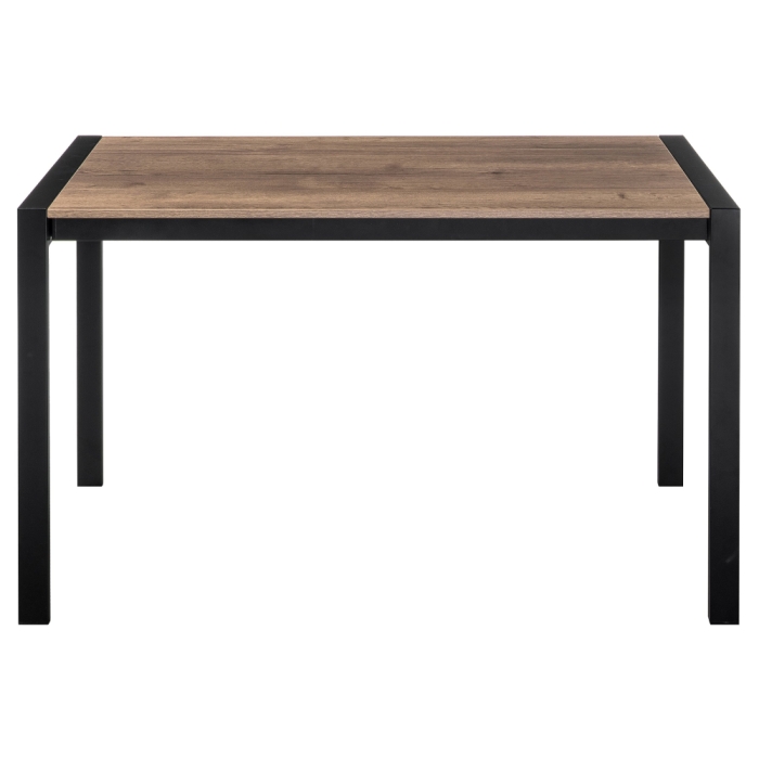 Стол Центавр 120(160)х70х75 дуб велингтон / черный матовый