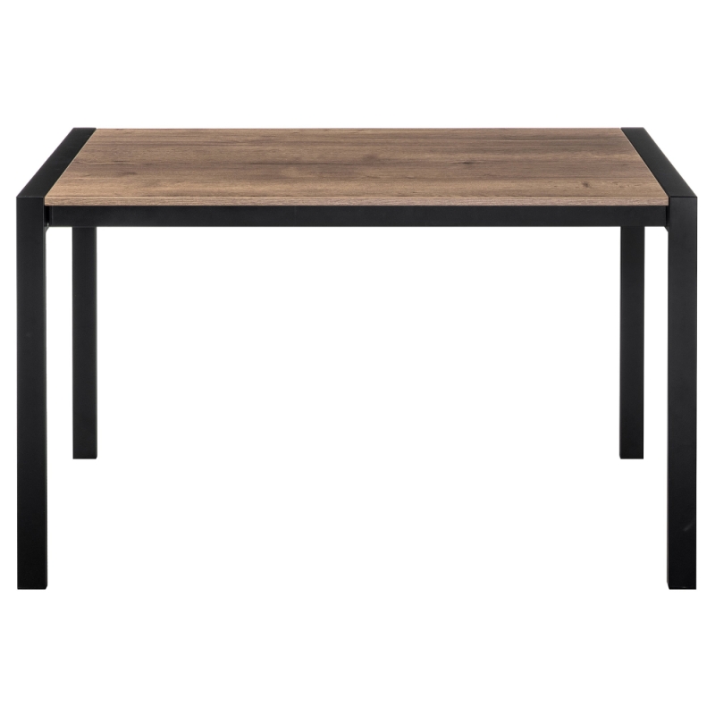 Стол Центавр 120(160)х70х75 дуб велингтон / черный матовый