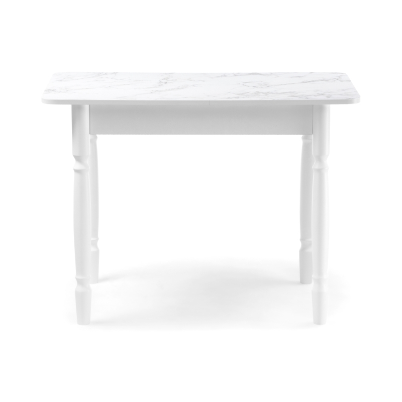 Стол Зедонг 100х60х73,5 сабия / белые точёнки