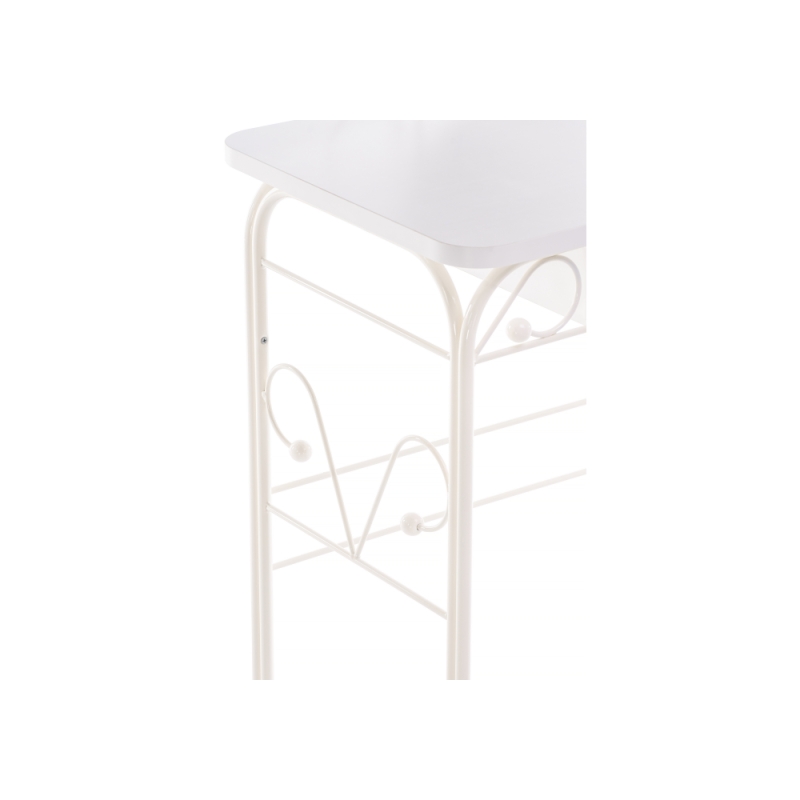 Туалетный столик Клео 3 белый / белый