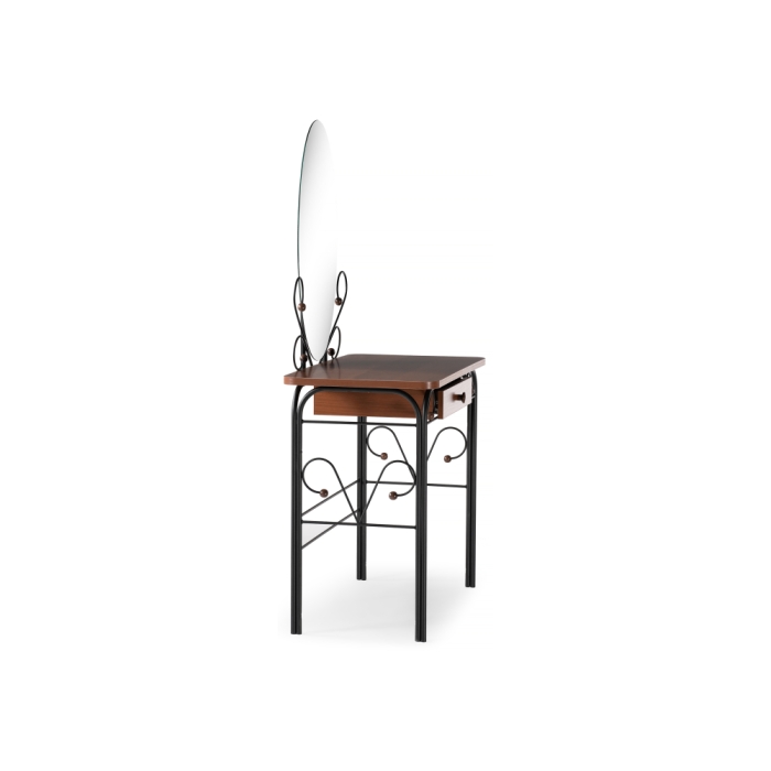 Туалетный столик Клео 3 черный / орех