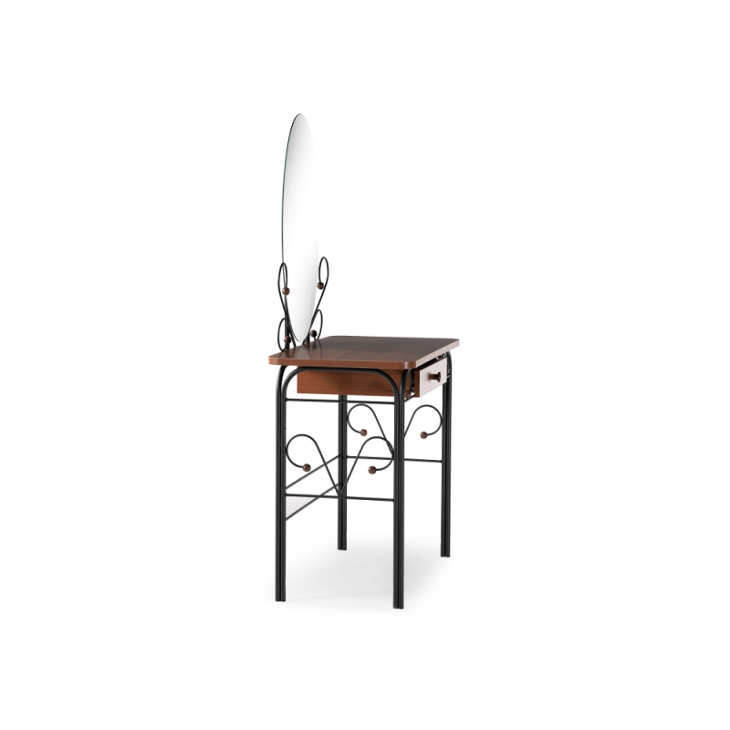 Туалетный столик Клео 3 черный / орех