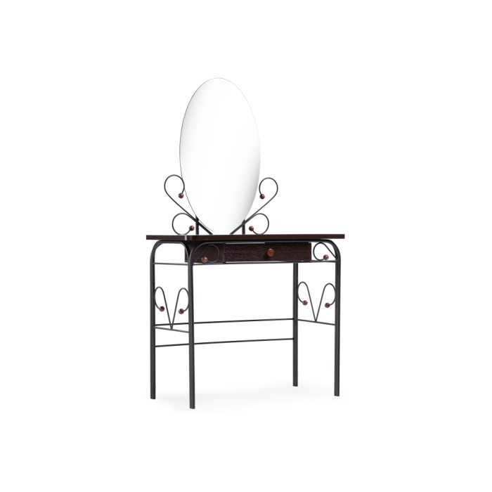 Туалетный столик Клео 3 черный / венге